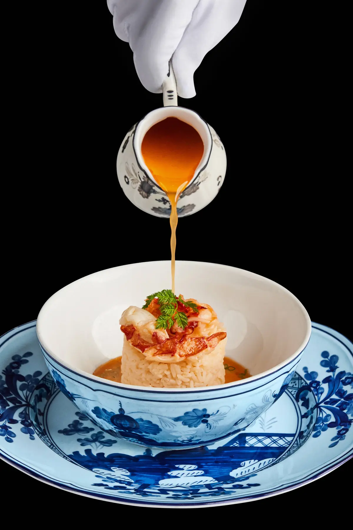 Lobster poached rice at Summer Pavilion, Singapore