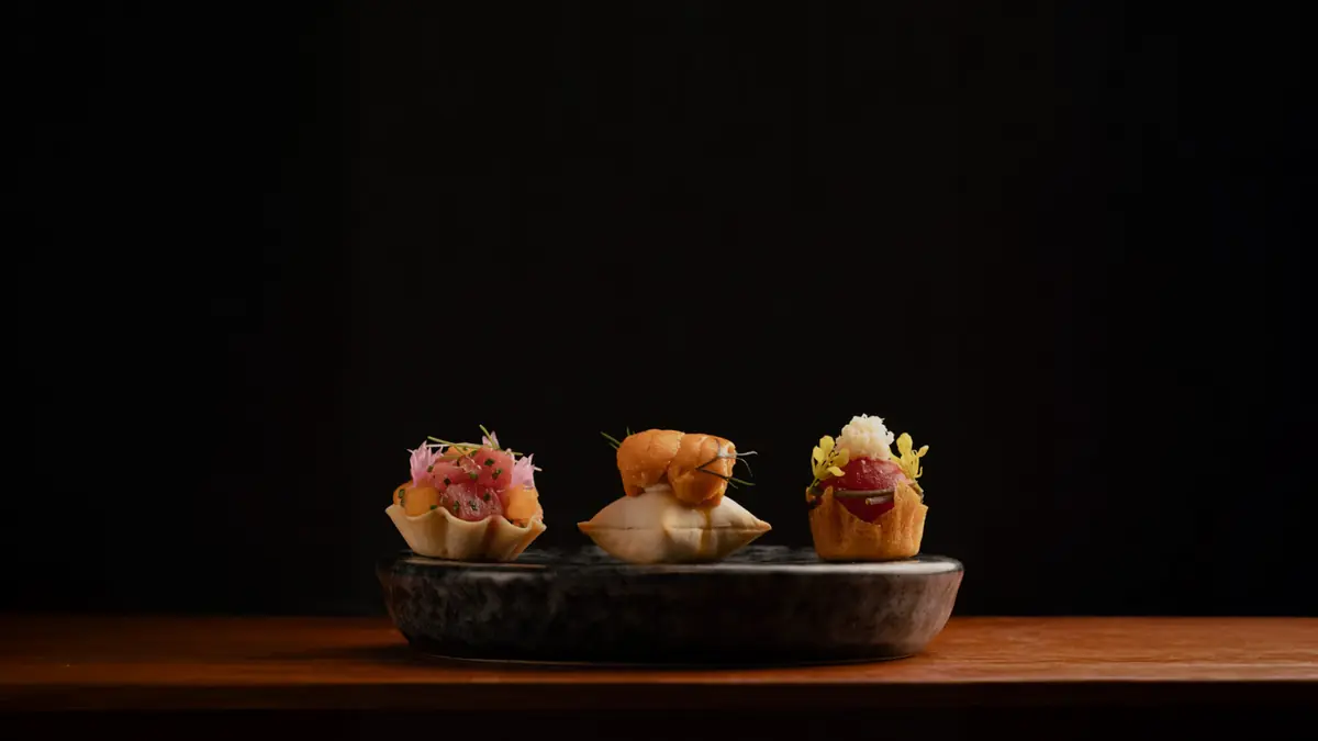 A canape course at Willow, Singapore