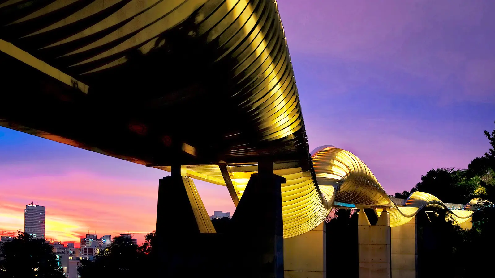 Henderson Waves Bridge — Henderson Waves Bridge: Explore some of the city’s best parks and trails, such as the Southern Ridges Walk.